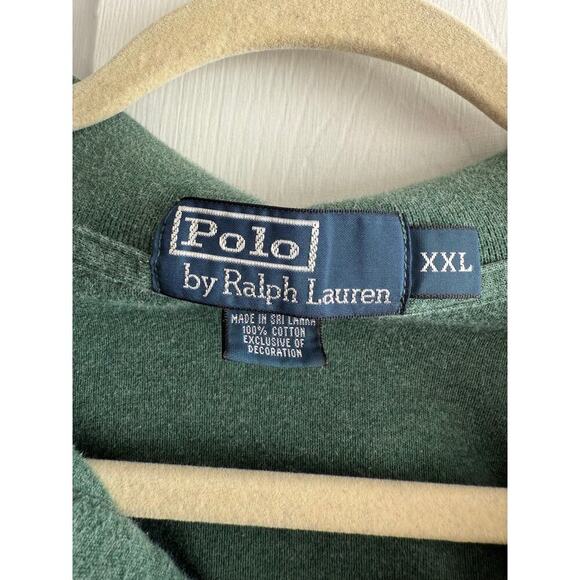 Men’s Polo by Ralph Lauren Cotton Green Polo XXL - Picture 5 of 5